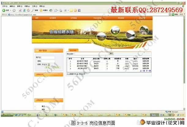 ������ְ��Ƹ�Ż����������ʵ��(ASP.NET,SQL2000)